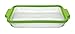 Anchor Hocking 3-Quart Glass Baking Dish with Green TrueFit Lid
