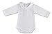 Amoureux Bebe Baby Bodysuit Long Sleeve Collar - Tagless Super Soft 100% Cotton Onesies