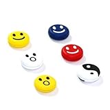 TA360 VibAway Vibration Dampeners (6 & 3 Packs) for Tennis, Badminton, Racquetball & Squash- Smiley Packs - Racket Shock Absorber - String Silencer