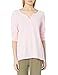Hanes Women's Lightweight Split Neck Tunic, Paleo Pink, XX-Large