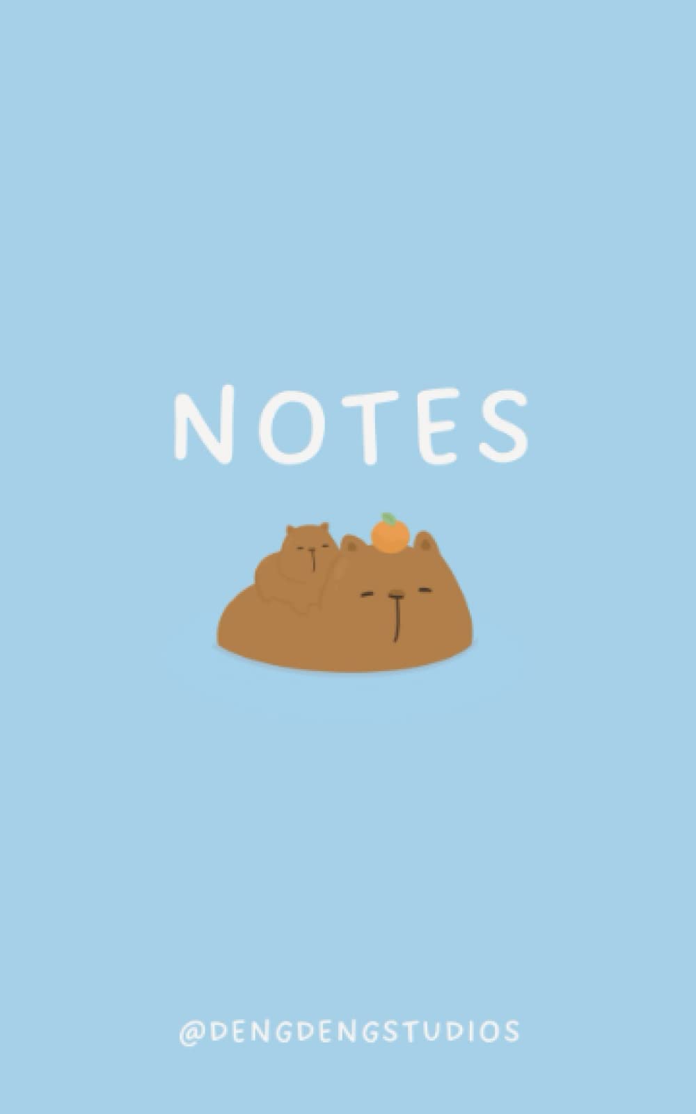 capybara notebook, agenda, planner