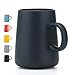 JYYT Frosted Ceramic Cup Coffee Cup Mug Tea Cup for Office and Home Capacity 13.5oz,Blue