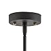 Linea di Liara Lucera Modern Farmhouse Pendant Light Fixture Ceiling Hanging Large Glass Pendant Lighting for Kitchen Island Brass and Black Pendant Light Over Sink Light Fixtures, Bulb Included