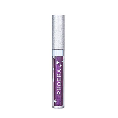 Oksale® Matte To Glitter Liquid Lipstick Waterproof Lip Gloss Makeup Lip Glosscolor (C)