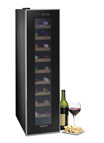 Cuisinart-CWC-1800TS-18-Bottle-Private-Reserve-Cellar-Black-Wine-Refrigerator