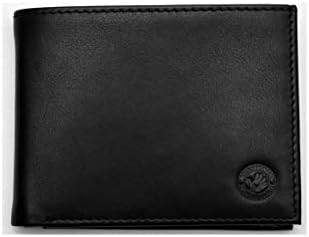 Zebra Bifold Men's leather Wallet, Black Color, Genuine Leather, Hand Made