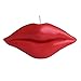 Fun Candles: Lip, Love, Sex Candle Set, Red Color, Set of 3 Candles Romantic Candles Birthday Candles Novelty Candles