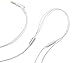 Symphonized ALN Premium Genuine Wood in-Ear Noise-isolating Headphones, Earbuds, Earphones with Mic (White)