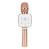 Portable Wireless Karaoke Microphone,Handheld Karaoke MIC Machine Built-in Bluetooth Speaker for Home KTV By L&M