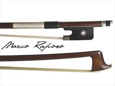 Marco Raposo AB035 Silver 4/4 Pernambuco Viola Bow Hand Made in Brazil