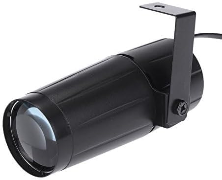 Lixada Stage Spotlights 10W LED White Beam Pinspot Light Spotlight Super Bright Lamp Mirror Balls DJ Disco Effect Stage Lighting for KTV Bar Club Wedding Party