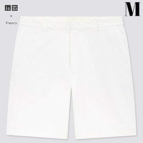 Amazon Co Jp M 白uniqlo X Theory 感動イージーショートパンツ ユニクロ セオリー コラボ ショートパンツ ハーフパンツ ショーツ White ホビー
