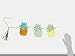 Talking Tables Fiesta Pineapple Hanging Bunting for a General party decoration or birthday party, Multicolor