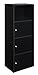 Convenience Concepts Xtra-Storage 3 Door Cabinet in Black Wood Finish