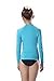 MADCAP Girls Rash Guard Long Sleeve Swimwear Swim Surf Shirt Top UV Sun Protection for Toddler and Teen Girls 4-16 Years Old