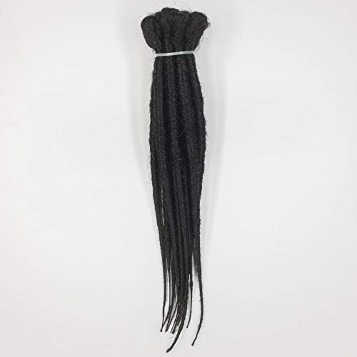 DreadLab - Synthetic Dreadlocks Backcombed Extensions 10 Pack Single Ended (Short - 30cm)