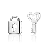 Stud Earring for Women,Key&Lock Earring Stud Girl