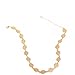 DZT1968 Women Pendant Vintage Alloy Necklace Choker Chains Charm (Gold)