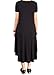 YouSun Women's Summer Casual Short Sleeve Round Neck Loose A-line T-Shirt Dress Black