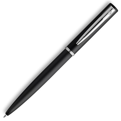 Waterman Allure Ballpoint Pen | Black Lacquer | Medium Point | Blue Ink | Gift Box