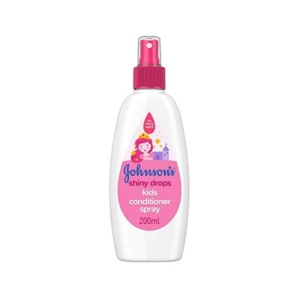 JOHNSONS-Shiny-Drops-Kids-Conditioner-Spray-200ml--Designed-to-Boost-Hairs-Natural-Shine--pH-Balanced-for-Delicate-Skin Johnson's Shiny Drops Kids Conditioner Spray 200ml - Designed to Boost Hair’s Natural Shine - pH Balanced for Delicate…