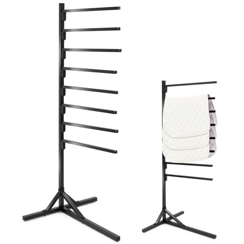 CraftyDream 8-Tier Saddle Pad Rack