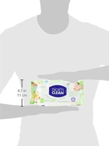 Nice 'n Clean Green Tea & Cucumber Baby Wipes, 384 Count