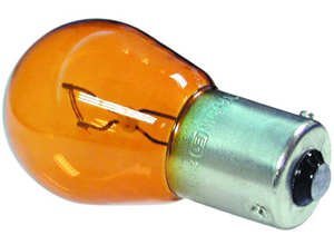 10 x 581 12v 21W BAU15S Amber Indicator Bulbs - E-Marked Road Legal Amber Turn Signal Bulbs, Offset Pin, Box of 10
