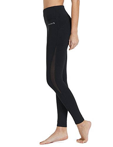 image for Baleaf Women's High Waist Mesh Active Leggings Workout Yoga Pants Tumm