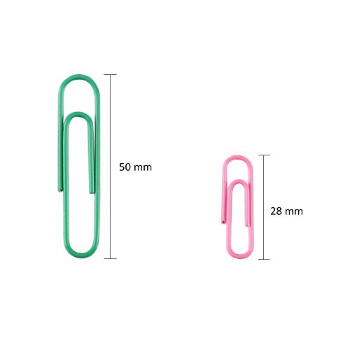 image for Jumbo Paper Clips MANYEE 450PCS Metal Construction Paper Clips Assorte
