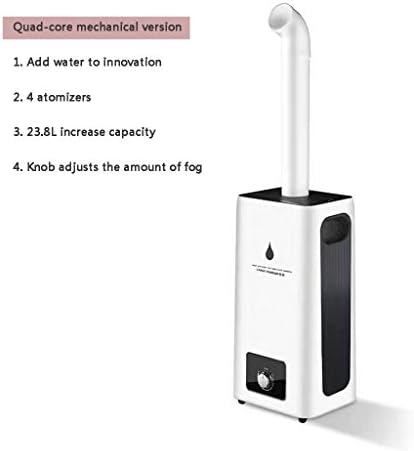 YJPDPW Air humidifier household large commercial supermarket vegetable and fruit preservation industry large fog volume large capacity sprayer (color : A)