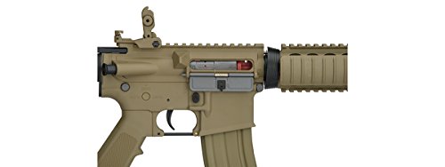 UKARMS Lancer Tactical MK18 MOD 0 AEG FIELD Metal Gears Airsoft Gun Rifle w 9.6v Battery & Charger (Tan Low Velocity)