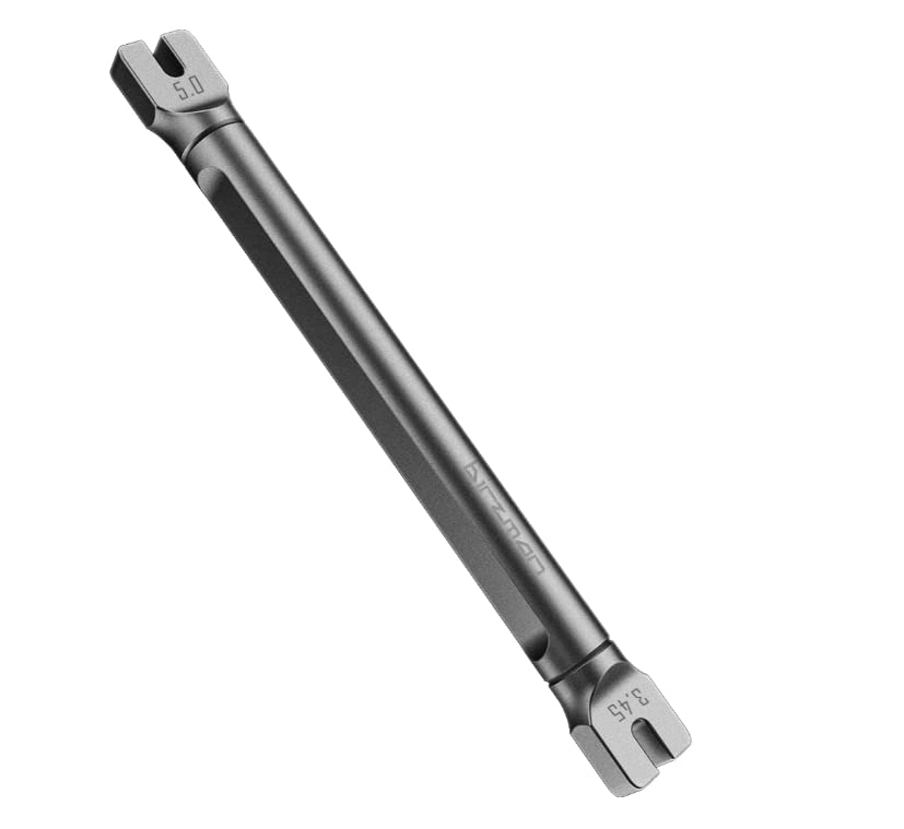 Birzman Double-Ended Spoke Wrench 3.25mm/3.3mm – Durable Bicycle Spoke Tool – Perfect for Wheel Maintenance and Repairs