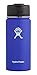 Hydro Flask 12 oz Travel Coffee Flask - Stainless Steel & Vacuum Insulated - Wide Mouth with Hydro Flip Cap - Blueberry