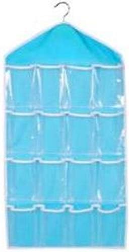 VIDISA Hanging Candy Wardrobe Storage Organizer Multipurpose Wardrobe/Wall Mounted 16 Grid Storage Bag for Clothing, Accessories, Small Gadgets, Slippers, Toys Organiser