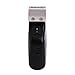 HUGALLUR Electric Hair Clipper, Battery Powered Cordless Hair Clippers for Adults and Babies, Mini Beard Trimmer Hair Shaver Hair Cutting Tools Portable Grooming Kit with 3 Combs(Silver)