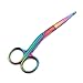 LAJA IMPORTS MULTI TITANIUM COLOR RAINBOW KNOWLES BANDAGE SCISSORS 5 1/2