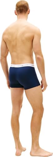 Uomo Pantaloncini Boxer Confezione da 3 con Fascia con Logo, Multicolore (Arm Grn/WDG Blu/Ptch Blu), L