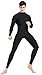 speerise Mens Spandex Bodysuit Long Sleeve Unitard Zipper Dance Leotard Bodysuit for Men Costume