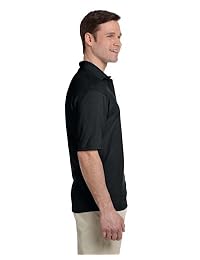 Jerzees - Polo de manga corta para hombre con 2 botones