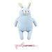 Miniso Cute Bunny Rabbit Stuffed Animals, Plush Pillow Toy, Gift for Kids, Blue, 12