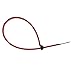 GripLockTies, Releasable, Re-Usable, Zip Ties, Industrial Grade, Extra Grip, Rubber Lined, Durable, 12 Inches Long (40, Red)