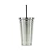 Hot or Cold - Stainless Steel Drink Tumbler - Double Wall Vacuum Insulated -16oz. Capacity - Stainless