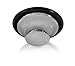 K&J Universal Kitchen Sink Stopper -Garbage Disposal Plug - Kitchen Sink Plug for Insinkerator, Kitchenaid, Kohler and More! … (Brushed Nickel)