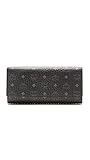 MCM Women's Trifold Wallet, Black, One Size