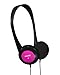 Maxell 190338 Lightweight & Small Volume Protection 30mm Driver Comfortable Kids Safe Children Headphones with Interchangeable Colors Black