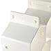 KLOUD City 3 Colors Household Plastic Partition Bee Style Underwear Socks Bras Ties Belts Scarves Drawer Divider Cabinet Clapboard (3 Sets of White)