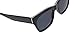 Peepers by PeeperSpecs Women's Shine On Sun Square Sunglasses, Black-Polarized, No Correction, 53 + 0