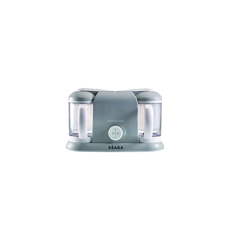 BEABA Babycook Duo 4 in 1 Baby Food Maker, Baby Food Processor, Baby Food Blender Baby Food Steamer, Make Fresh Healthy…