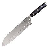 Equinox Professional Santoku Knife [7.5-Inch] - Premium German Steel Chef's Knife, Fine-Edge Sharp Kitchen Knife